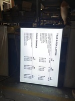 Vente en gros de panneaux lumineux LED rectangulaires en aluminium A1A2 A3 A4, cadre fin pour menu, panneau lumineux pour affiches, boîte à lumière pour affichage