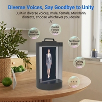 Kiosque de libre-service numérique IA avec écran tactile et assistant virtuel pour l'orientation des patients hospitaliers et l'affichage d'informations