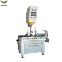 Table rotative d'indexation de soudeur à ultrasons, Machine de soudage à rotation automatique pour bouteilles de café en plastique avec bras Robot