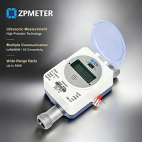 Medidor de Flujo Ultrasónico de Alta Precisión ZPMETER Modelo 213E, Medidor de Agua Inteligente LORAWAN, Sistema de Lectura Remota, Suministro de Agua para Ciudades Inteligentes
