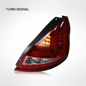 Feux arrière de voiture pour <span class=keywords><strong>Ford</strong></span> <span class=keywords><strong>Fiesta</strong></span> 2009-2015, ensemble de feux arrière LED, feux de signalisation clignotants, accessoires automobiles - Product Image 3