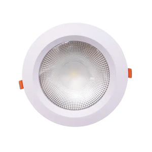 Plafonnier LED RGBW à CRI80 élevé, 15W, DC24V, dimmable, efficacité 60LM/W, 30 °   Lampe encastrée à faisceau étroit RGB+4000K avec câble de 2 m - Product Image 1