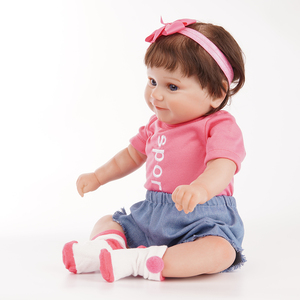 Voiture Islamique Munecas Peluche Berceau Sirène Hobby Cheval Fille Balle Piscine Trucs Poupée Reborn - Product Image 5