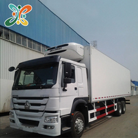 Camion frigorifique Sinotruck Howo 6x4, camion frigorifique de 10 tonnes, camion frigorifique d'occasion, camion frigorifique avec caisse frigorifique