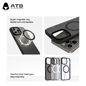 ATB fundas para celular Matte MagneticPhone Cover para todos los teléfonos Venta al por mayor Wireless Charging Phone Case para iPhone 16 15 14