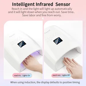 Rechargeable UV LED <b>Lamp</b> for Nails <b>Wireless</b> Gel Polish Nail Dryer Pedicure Manicure Light Cordless LED Nail <b>Lamp</b> For Manicure - Product Image 4