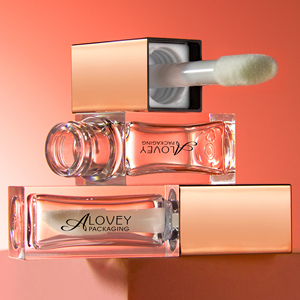 Kem che khuyết điểm <span class=keywords><strong>Lipgloss</strong></span> Ống PETG Lip Gloss ống, lớn Wand vuông chai cho Lip Gloss 7ml lớn <span class=keywords><strong>Applicator</strong></span> <span class=keywords><strong>Lipgloss</strong></span> Ống - Product Image 1