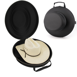 Estuche Redondo Personalizado para Sombrero, Estuche Protector Rígido para Transporte, Portátil y Resistente a Impactos - Product Image 1