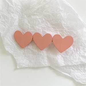 YIYI-Pinzas para el pelo con diseño de corazón para niña, pinzas para el pelo de alta calidad, estilo coreano, regalo de amor, Día de San Valentín, gran oferta - Product Image 5