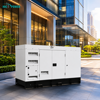 Groupe électrogène diesel Perkins 1106A-70TG1 de type ouvert silencieux 100 kW 125 kVA avec 50/60 Hz monophasé/triphasé pour alimentation de secours commerciale et clinique