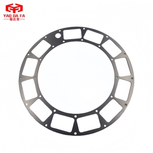 لوحة رمزية مخصصة من الفولاذ المقاوم للصدأ المطلي باللون الأسود YAODAFA YDF-BMPDH1 لخدمات التصنيع والتشغيل الآلي الدقيق والكيميائي - Product Image 4