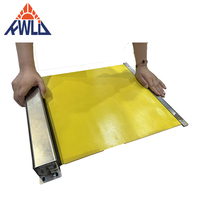 Rideau de protection en tissu nylon CE, flexible, rail vertical, enroulable, pour machine-outil CNC