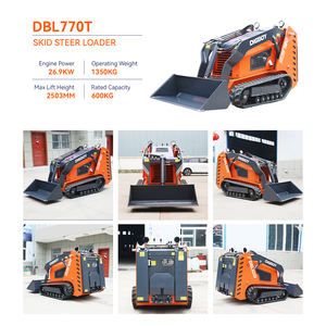 25hp Kubota इंजन मिनी स्किड टेलर 1 साल की वारंटी के साथ - Product Image 6