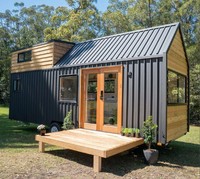 Maison préfabriquée de luxe, abri de jardin, maisons préfabriquées modernes