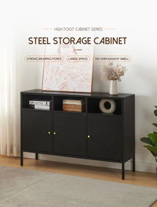 Moderno nuovo soggiorno metallo TV Stand in Rattan in acciaio credenza TV Stand Cabinet metallo <span class=keywords><strong>tavolino</strong></span> <span class=keywords><strong>per</strong></span> mobili <span class=keywords><strong>per</strong></span> la casa uso cucina - Product Image 4