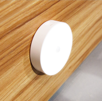 Capteur de mouvement LED veilleuse USB Rechargeable économie d'énergie chambre salle de bain escalier capteur lumière