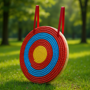 Objetivo de tiro con arco tradicional de paja de 20 pulgadas, multicapa, hecho a mano, para caza y tiro al aire libre en el patio trasero. - Product Image 2