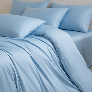 Ensemble <span class=keywords><strong>de</strong></span> literie en coton 100% pur pour hôtel classé parmi les meilleurs hôtels, ensemble <span class=keywords><strong>de</strong></span> quatre pièces <span class=keywords><strong>de</strong></span> couleur unie, drap <span class=keywords><strong>de</strong></span> lit doux pour la peau, <span class=keywords><strong>housse</strong></span> <span class=keywords><strong>de</strong></span> <span class=keywords><strong>couette</strong></span>, taie d'oreiller - Product Image 1