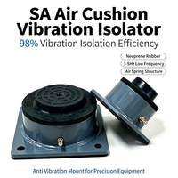 Amortisseur de chocs à coussin d'air en caoutchouc néoprène série SA LIVA, 3~5Hz, basse fréquence naturelle, fixation anti-vibration, garantie 1 an