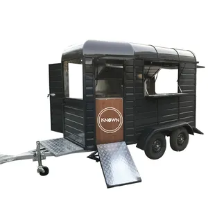 2024 gerobak makanan Pizza Mobile untuk Dijual bentuk khusus penjual kios makanan truk masak