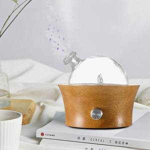 Mesin Aromaterapi Kaca Kabut Dingin, Aroma Minyak Esensial Kayu Kabut Dingin <span class=keywords><strong>Nebulizer</strong></span> Diffuser - Product Image 6