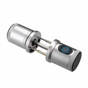 Serrure de porte électronique intelligente Tuya avec poignée <span class=keywords><strong>tubulaire</strong></span> à empreintes digitales, WiFi et contrôle par application pour portes en bois et en aluminium - Product Image 1