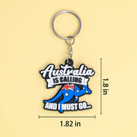 Porte-clés en PVC personnalisé avec logo, vente en gros directe usine, cadeau de mode, ornement de clé, pendentif de sac, cadeau personnalisé et d'affaires