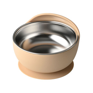 Bol en silicone de qualité alimentaire AIYUAN pour bébé, vaisselle d'alimentation pour bébé, sans BPA, motif de dessin animé - Product Image 3