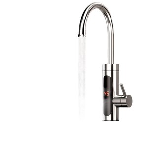 Instant Electric Water Heater Faucet With Led Display Touch Control Stainless Steel Kitchen Hot Water Heater 45 Degree - Product Image 1