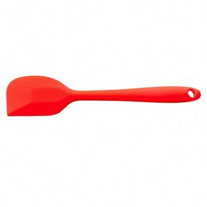 Small One-Piece All-in-One <b>Silicone</b> Spatula for Home Kitchen Cake <b>Baking</b> Utensils Cream Butter Scraper OEM ODM Mixing - Product Image 1