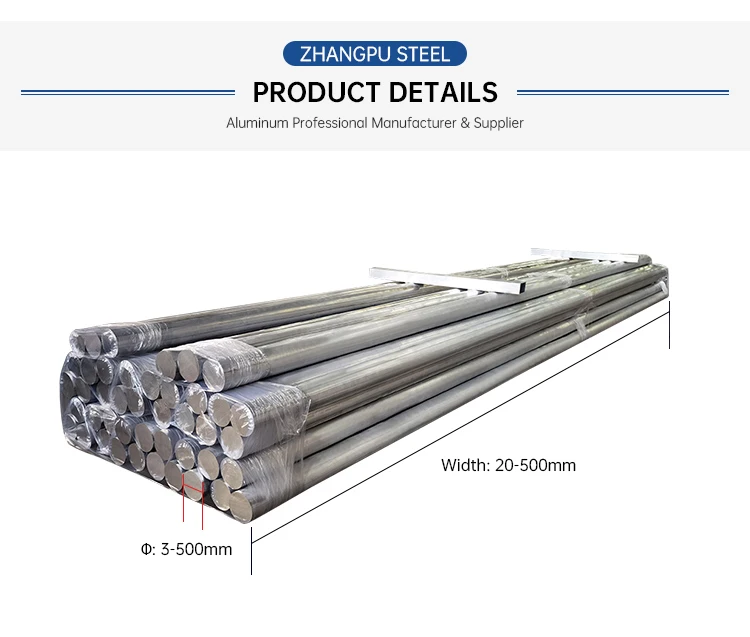 China factory 5mm 9.5mm 10mm 12mm 15mm 20mm alu bars prices 6061 Aluminum rod Bar