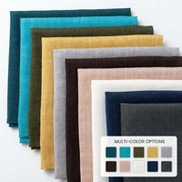 Kit d'accessoires élégants et texturés pour la mise en place de la table à manger, pour serviettes en polyester slub