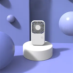 USB Rechargeable Handheld Fan Portable Mini Fan Retractable Phone Holder With Built-in Battery
