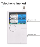 Alta calidad remoto RJ11 RJ45 USB BNC LAN Network Cable Tester UTP STP LAN Cable Tracker Detector Compatible WiFi GPRS TCP