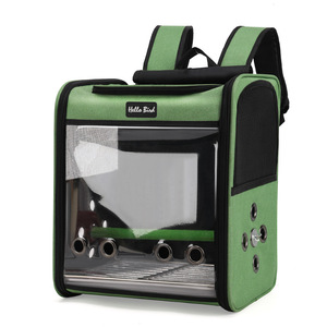 Hello Bird Portable Bird <b>Backpack</b> <b>Medium</b> Size Breathable Pet Carrier For Parrots Cockatiels Budgies - Product Image 4