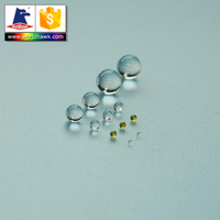 Lentille sphérique en verre optique, saphir, rubis, silice fondue, diamètre 0,75 mm-50 mm