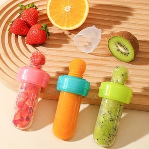Cuillère à presser pour bébé en silicone de qualité alimentaire 2 en 1, <span class=keywords><strong>biberon</strong></span> et tétine, ensemble d'alimentation pour bébé en silicone - Product Image 5
