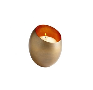 Bougeoir moyen en laiton antique votif en or disponible en couleur personnalisée à bas quantité minimale de commande fabricant grossiste vente en usine - Product Image 1