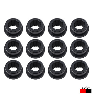 Kit de bagues de bras de suspension en polyuréthane rouge, avant et arrière, 12 pièces, pour remplacement et réparation PB03 - Product Image 4
