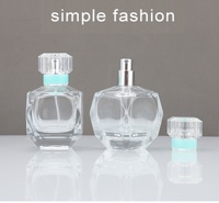 HOMAY emballage vente chaude nouveau bleu diamant bouteille de parfum vaporisateur cosmétiques bouteille de parfum