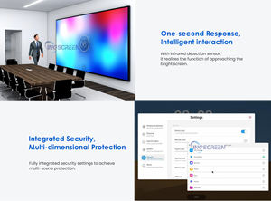 Pantalla Interactiva 4K INGSCREEN Compatible con <span class=keywords><strong>Google</strong></span> EDLA, Tecnología Zero Gap Bonding, Cristal Antideslumbrante y Soporte para Dos Lápices, Ideal para el Aprendizaje Escolar - Product Image 5