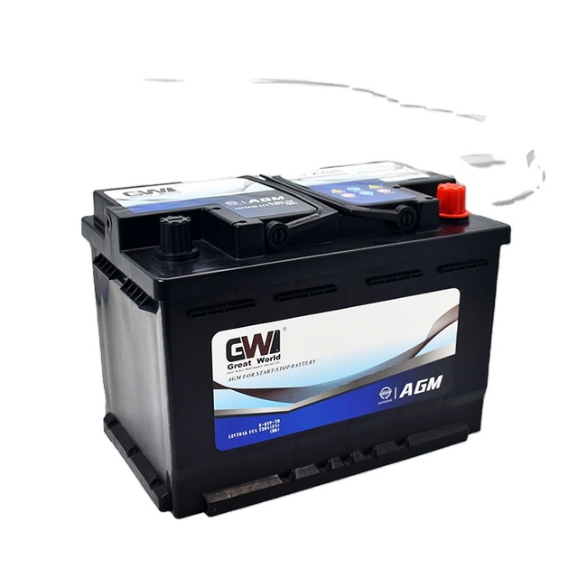 AGM Automotive 12V 100AH Battery New Condition China Manufacturing 2-Year Warranty 1150 CC 28.5kg for Cars