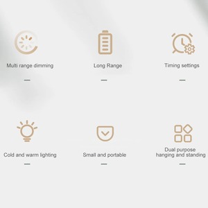 Lanterne de camping LED étanche, rechargeable par USB, lampe de table d'urgence, batterie 1200 mAh, lumière de tente portable, 6 modes d'éclairage pour tente - Product Image 6