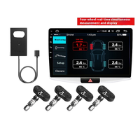 Détecteur TPMS universel avec capteur sans fil intégré, alimenté par énergie solaire, 315 MHz, haute qualité pour l'affichage de la navigation Android