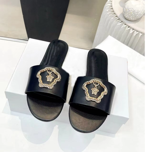 Pantuflas Casuales de Piel Genuina para Mujer, Marca de Diseñador, Planas, Modernas, de Alta Calidad y Lujo - Product Image 2