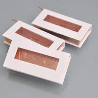 Boîtes rigides personnalisées en carton ivoire à double cœur, durables, avec gaufrage UV, pour vernis à ongles, cils, crème pour le visage, rose, violet, 4C, modernes et mignonnes