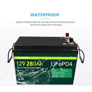 6000 딥 사이클 12.8V 280Ah 리튬인산철 배터리 3584WH 고에너지 밀도 리튬 배터리 12V 280Ah RV 해양 트롤링 모터용 - Product Image 2