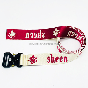 <span class=keywords><strong>Cintura</strong></span> in Tessuto Jacquard Personalizzata con Logo per Uomo, Donna, Ragazza e <span class=keywords><strong>Ragazzo</strong></span>, in Poliestere, Nylon e Tela, per Sci e Moda - Product Image 2