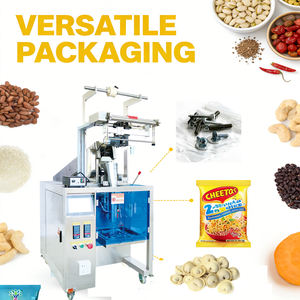 เครื่องบรรจุอาหารแบบอัตโนมัติแนวตั้งสำหรับผักผลไม้อบแห้งแบบชิปบิสกิตขนมขบเคี้ยวขนมขบเคี้ยวผลิตภัณฑ์ที่มีรูปร่างไม่สม่ำเสมอ - Product Image 2