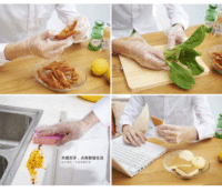 Gants en plastique pe, pièces, vente en gros, usine, bon marché, dans boîte, doigt à main, cuisine, accessoires ménagers